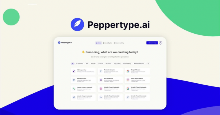 Read more about the article  Peppertype.ai Review
