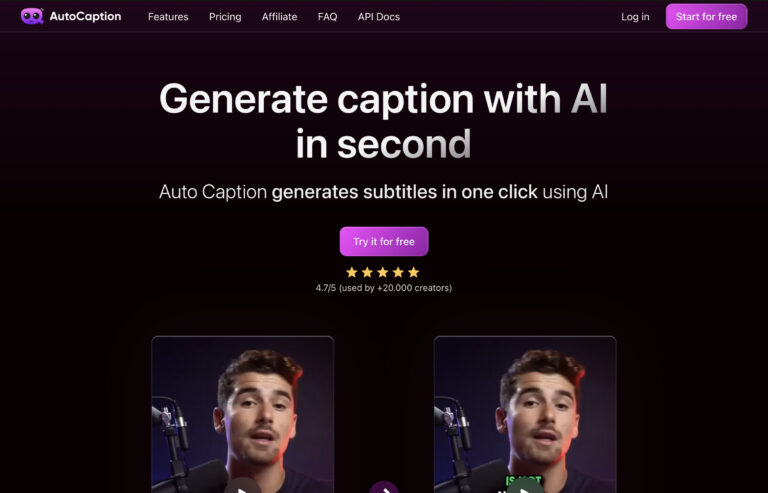 Read more about the article Harness the Power of AI with Auto Caption: A Comprehensive Review